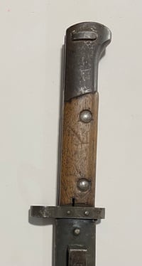 Image 2 of WW2 (Czechoslovakia) 1937 Mauser Rifle Bayonet & Scabbard