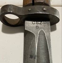 Image 5 of WW2 (Czechoslovakia) 1937 Mauser Rifle Bayonet & Scabbard