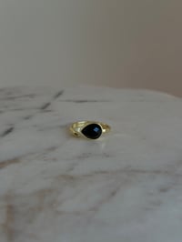 Image 1 of Angel Tear Ring (Gold or Silver)