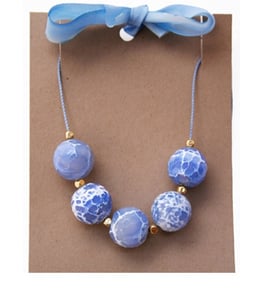 Image of Blue Agate Necklace