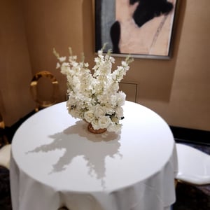 Image of Flower centerpieces , Low centerpiece,  Silk flower 