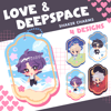 Love and Deepspace Shaker Acrylic Charms