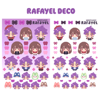 Image 4 of Love and Deepspace Deco Sticker Sheets