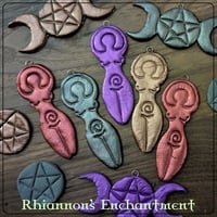 Image 1 of The Spiral Goddess and Triple Moon