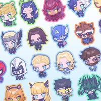 Image 1 of marvel rivals mini stickers