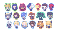 Image 2 of marvel rivals mini stickers