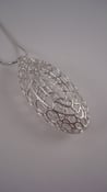 Image of Oval Lace Pendant