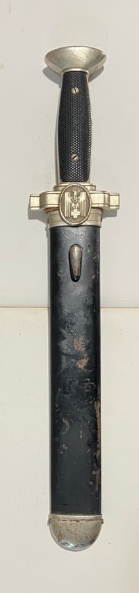 Image 2 of WW2 (Nazi Germany) Red Cross Saw Back Hewer & Scabbard