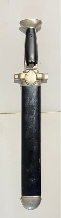 Image 4 of WW2 (Nazi Germany) Red Cross Saw Back Hewer & Scabbard