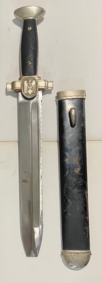Image 6 of WW2 (Nazi Germany) Red Cross Saw Back Hewer & Scabbard