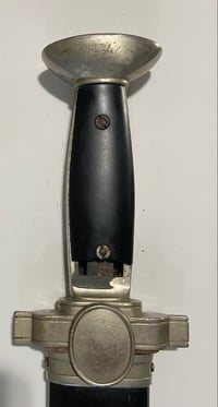 Image 5 of WW2 (Nazi Germany) Red Cross Saw Back Hewer & Scabbard