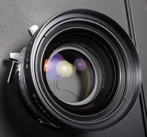 Image of Sinar F2 4X5 Camera with Schneider 210mm F5.6 MC lens + holders + film #0286