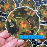 Hobbits at rest | vinyl sticker