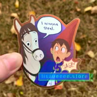 I wanna steal | vinyl sticker