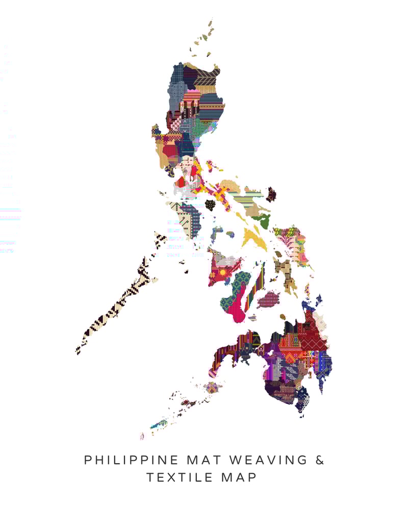 Image of Philippine Mat Weaving & Textile Map