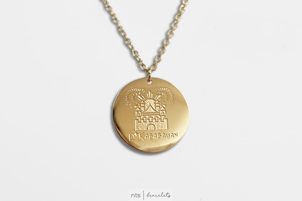 Image of SOCAL FILIPINOS + D*KABABAYAN COLLAB NECKLACE (Limited Edition + Gold)