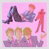 Disaster in pink | print