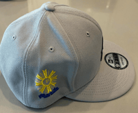 Image 2 of Malbon New Era 9Fifty Snapback Hat Gray 🇵🇭 [2025]