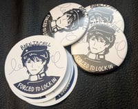 born to chill, forced to lock in yang [sticker]