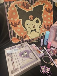 Image 3 of Kuromi Canvas Tote Bag Bundle 