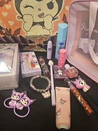 Image 5 of Kuromi Canvas Tote Bag Bundle 