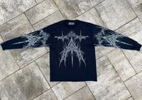 Image 1 of “Spires” Black Long Sleeve