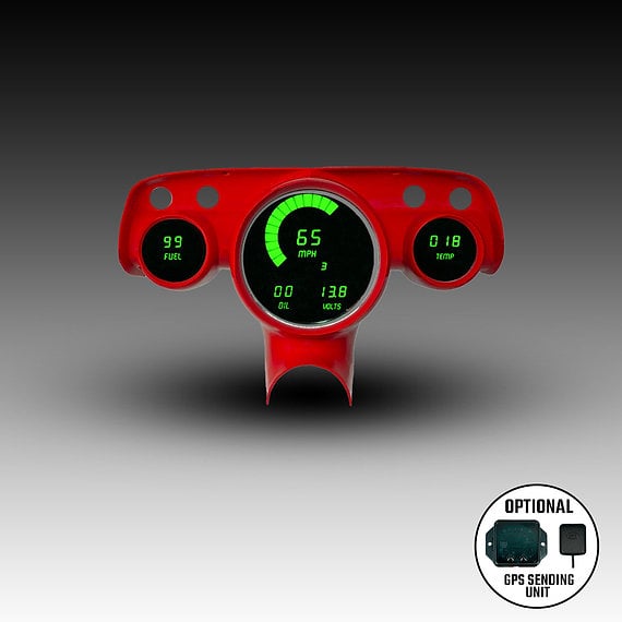 Image of 1957 GREEN Chevy Bel Air Digital Dash kit