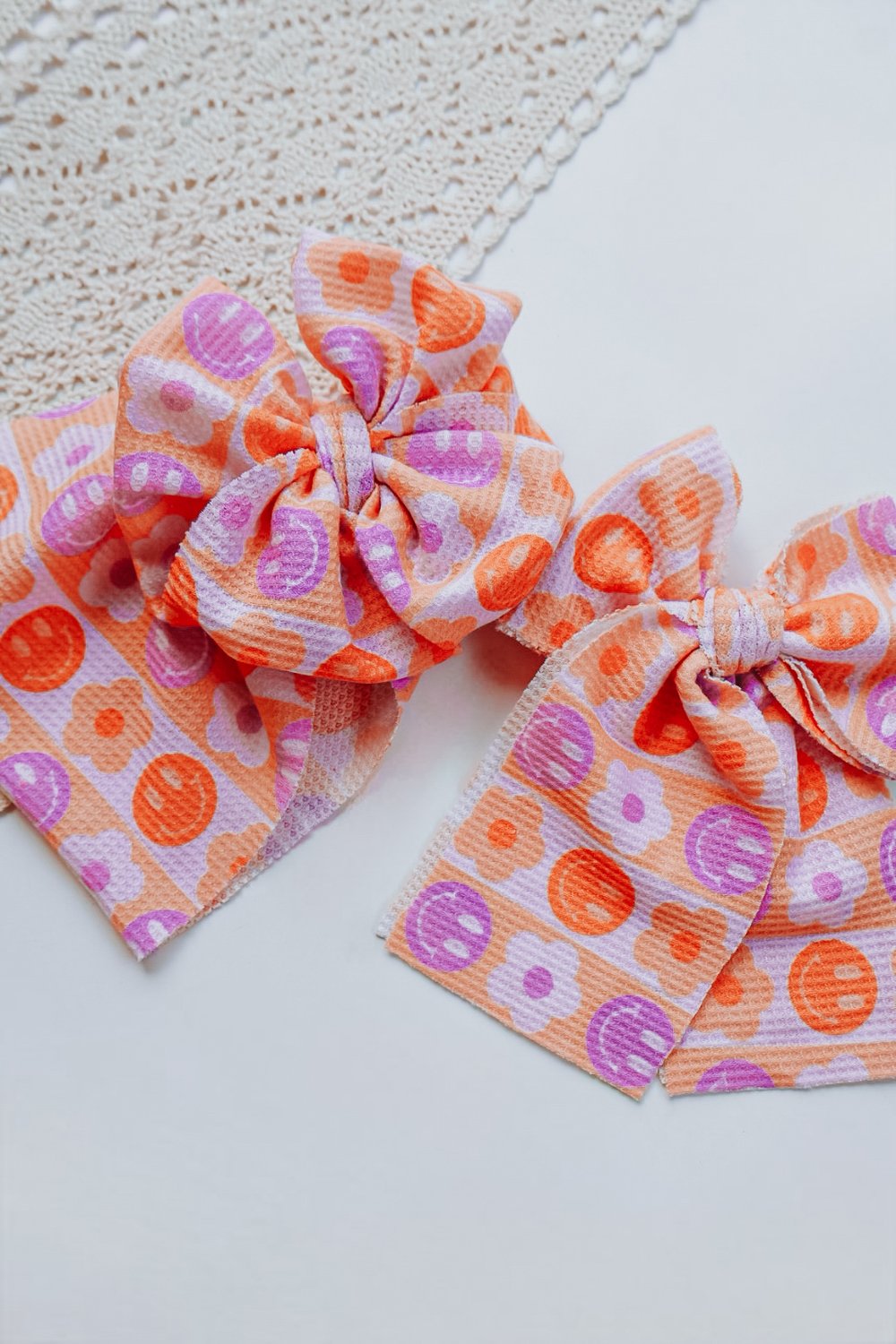 Image of SMIILEYS — PEACH + LILAC