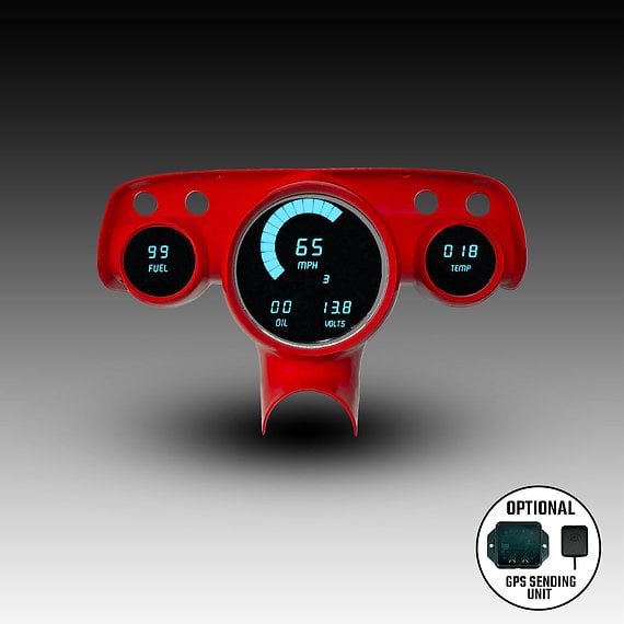 Image of 1957 TEAL Chevy Bel Air Digital Dash kit