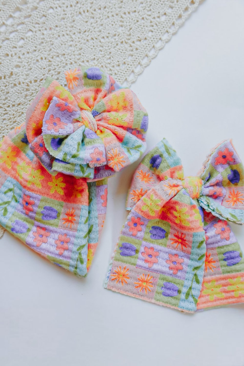 Image of GRANNYS FLORAL PATCHWORK