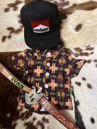 Sunrise Aztec button up 