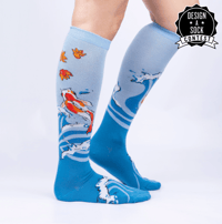 Image 1 of Beauty in Water Knee Socks