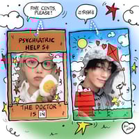 Image 1 of The Doctor Is In Double Sided Acrylic Photocard Holder