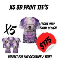 5 3D Custom Tees