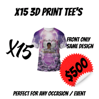 15 3D Custom Tees