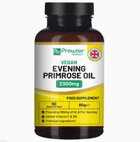 Image 1 of Vegan Evening Primrose Oil 2000mg with Vitamin E & B6