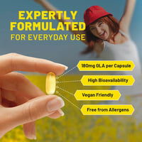 Image 4 of Vegan Evening Primrose Oil 2000mg with Vitamin E & B6