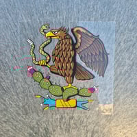 Image 4 of Aguila Mexicana Clear Vinyl Sticker