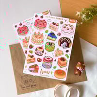 Image 1 of Kotans Cakes Sticker Sheet