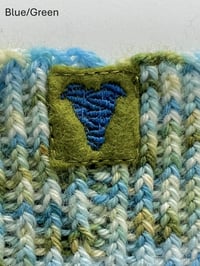 Image 2 of Blue/Green Socks