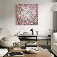 Image 5 of Blushing when thinking of you - 125x125cm, FRAMED