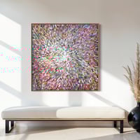 Image 6 of Blushing when thinking of you - 125x125cm, FRAMED