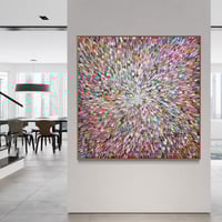 Image 10 of Blushing when thinking of you - 125x125cm, FRAMED