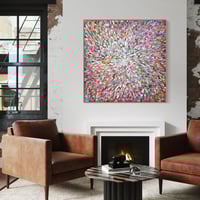 Image 7 of Blushing when thinking of you - 125x125cm, FRAMED
