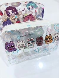 Image 1 of Large MXTX PVC Cosmetic Clear Pouch