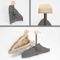 Image 5 of Dragon Skull Statue on Scale Pattern Base for Fantasy Lovers | Bookshelf Decor