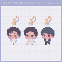 Image 1 of Moon Knight Charms