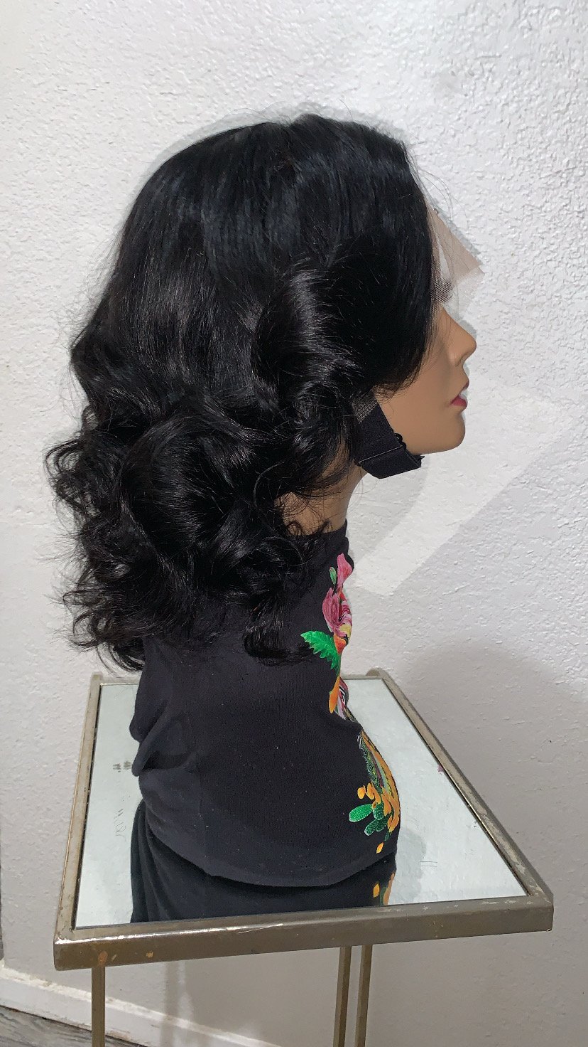 Image of 14 Inch HD Layered Lace Frontal Bob Wig