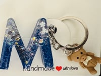 Image 1 of Custom Alphabet Keychains - Perfect Gifts for Your sport Team! Personalized Alphabet Keychains! T...