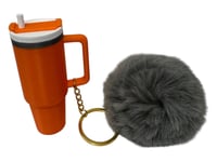 Image 2 of Mini Stanley Tumbler chapstick holder, 3D printed Stanley keychain, cute charm for stanle, presen...